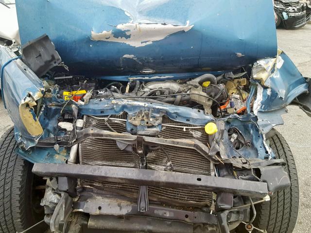 1N6ED27T83C458777 - 2003 NISSAN FRONTIER C BLUE photo 7