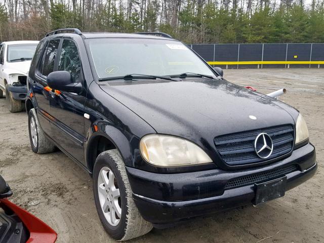 4JGAB72E4XA137135 - 1999 MERCEDES-BENZ ML 430 BLACK photo 1