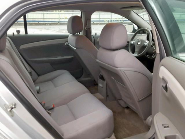 1G1ZH57B494225170 - 2009 CHEVROLET MALIBU 1LT GRAY photo 6