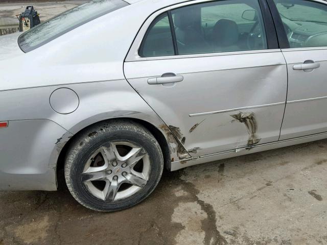 1G1ZH57B494225170 - 2009 CHEVROLET MALIBU 1LT GRAY photo 9