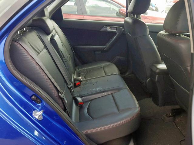 KNAFW5A34C5492941 - 2012 KIA FORTE SX BLUE photo 6