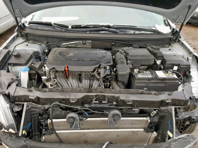 5NPE34AF6HH584202 - 2017 HYUNDAI SONATA SPO GRAY photo 7