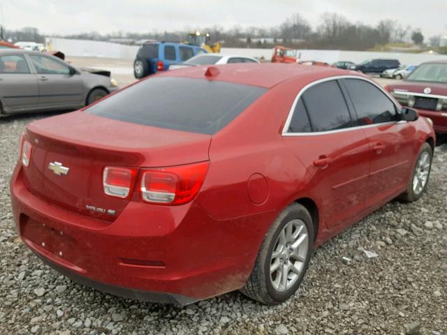 1G11D5SR8DF137281 - 2013 CHEVROLET MALIBU 1LT 红色 照片 4