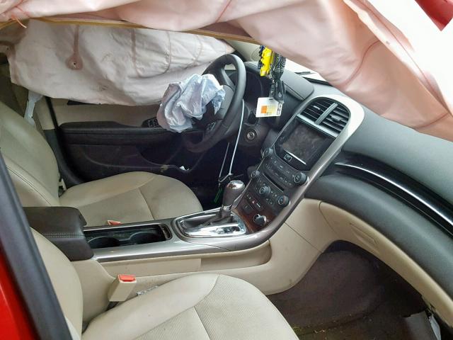 1G11D5SR8DF137281 - 2013 CHEVROLET MALIBU 1LT 红色 照片 5