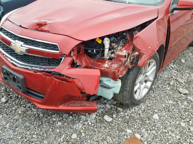 1G11D5SR8DF137281 - 2013 CHEVROLET MALIBU 1LT 红色 照片 9