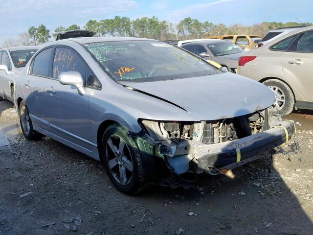 1HGFA16806L130976 - 2006 HONDA CIVIC EX SILVER photo 1