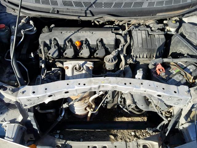 1HGFA16806L130976 - 2006 HONDA CIVIC EX SILVER photo 7