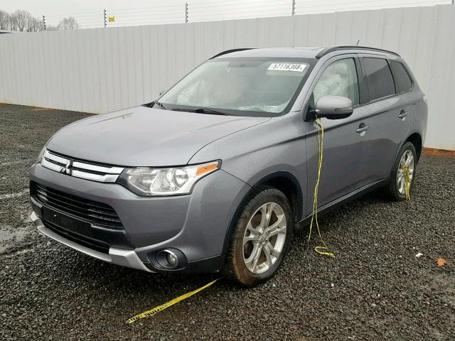 JA4AD3A31FZ010358 - 2015 MITSUBISHI OUTLANDER SILVER photo 2