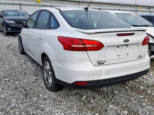 1FADP3F21FL268415 - 2015 FORD FOCUS SE WHITE photo 3