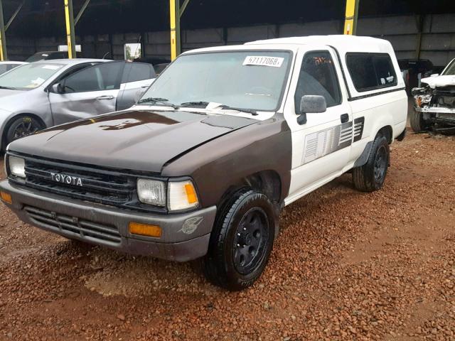 JT4RN81R3L5069499 - 1990 TOYOTA PICKUP 1/2 WHITE photo 2