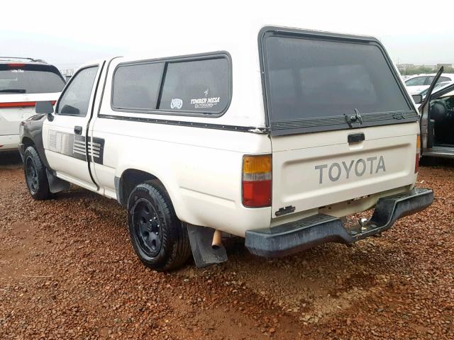 JT4RN81R3L5069499 - 1990 TOYOTA PICKUP 1/2 WHITE photo 3