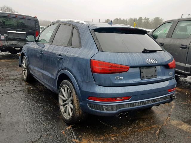 WA1ECCFS5JR025085 - 2018 AUDI Q3 PREMIUM BLUE photo 3