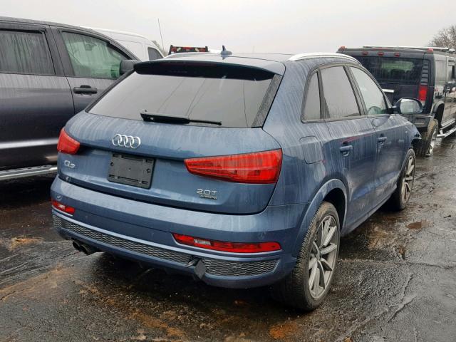 WA1ECCFS5JR025085 - 2018 AUDI Q3 PREMIUM BLUE photo 4