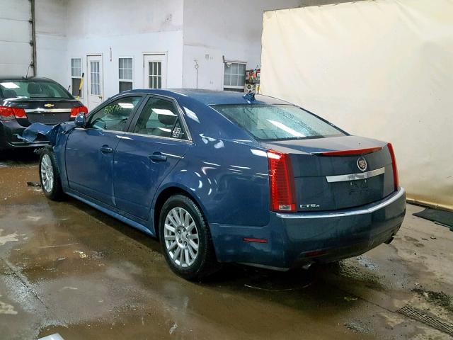 1G6DG5EG6A0115352 - 2010 CADILLAC CTS LUXURY BLUE photo 3