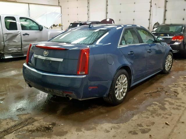 1G6DG5EG6A0115352 - 2010 CADILLAC CTS LUXURY BLUE photo 4