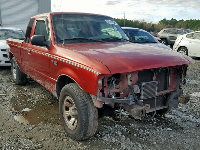 1FTYR44UX3PB58581 - 2003 FORD RANGER SUP RED photo 1