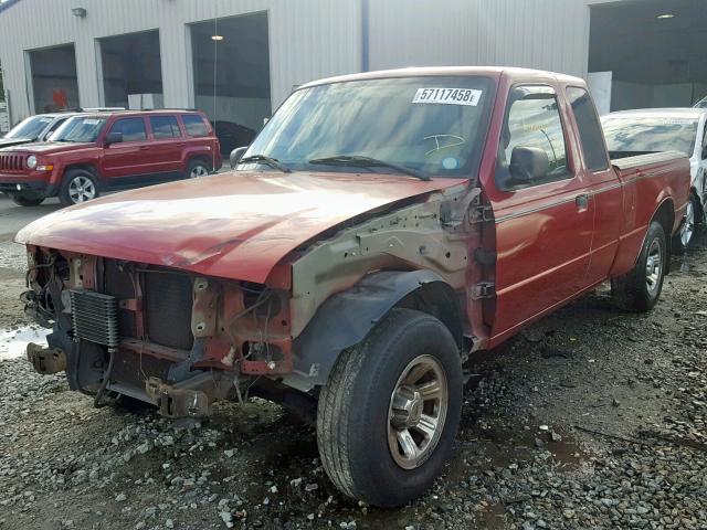 1FTYR44UX3PB58581 - 2003 FORD RANGER SUP RED photo 2