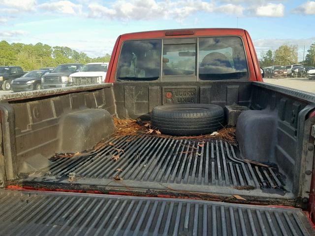 1FTYR44UX3PB58581 - 2003 FORD RANGER SUP RED photo 9