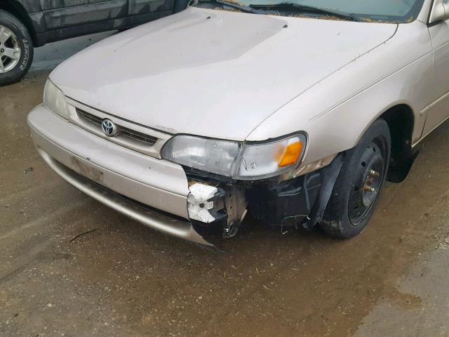 2T1BB02E7VC186578 - 1997 TOYOTA COROLLA DX TAN photo 9