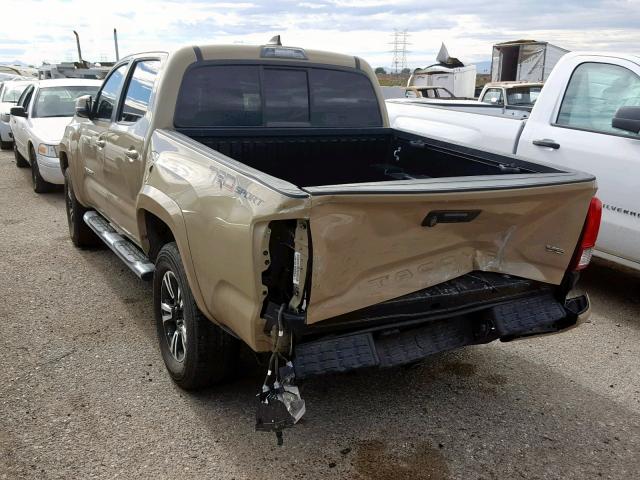 3TMAZ5CN1GM003060 - 2016 TOYOTA TACOMA DOU BEIGE photo 3