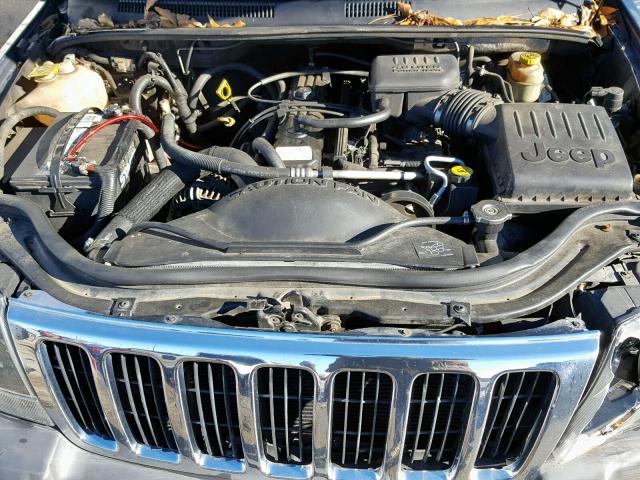 1J4GX48S33C522593 - 2003 JEEP GRAND CHER BLUE photo 7