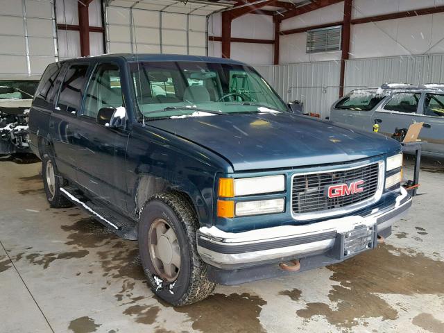 1GKEK13R8VJ752096 - 1997 GMC YUKON GREEN photo 1