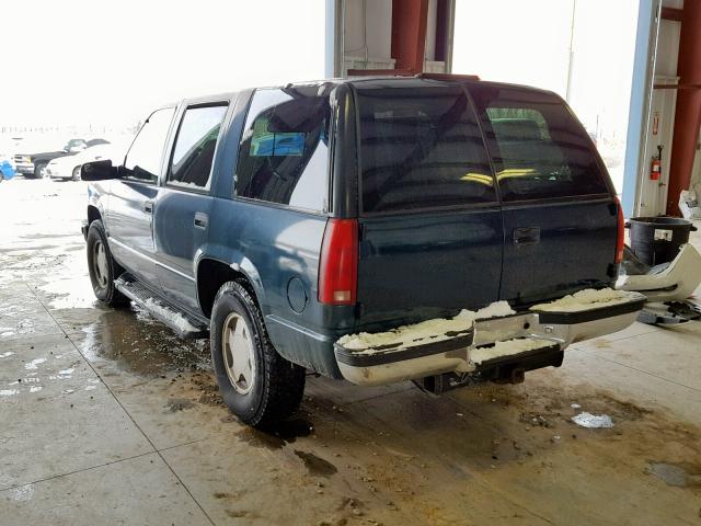 1GKEK13R8VJ752096 - 1997 GMC YUKON GREEN photo 3