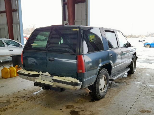 1GKEK13R8VJ752096 - 1997 GMC YUKON GREEN photo 4