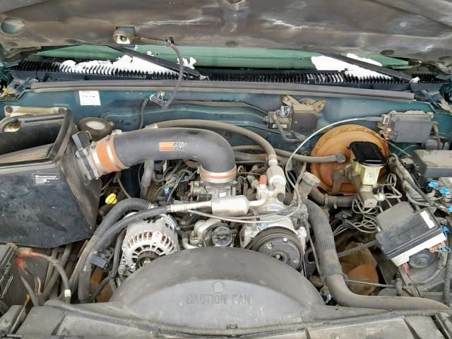 1GKEK13R8VJ752096 - 1997 GMC YUKON GREEN photo 7