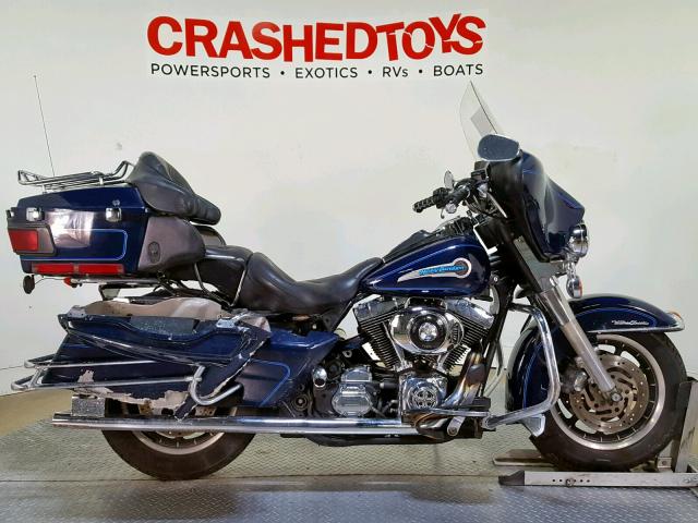 1HD1FLW121Y616983 - 2001 HARLEY-DAVIDSON FLHTCUI SH BLUE photo 1