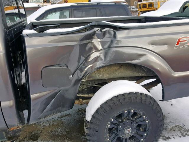 1FTWX31P66ED39778 - 2006 FORD F350 SRW S GRAY photo 9