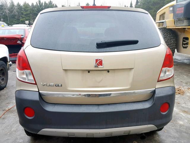 3GSCL33P38S661769 - 2008 SATURN VUE XE GOLD photo 9