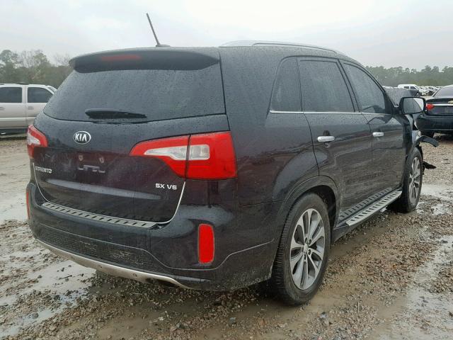 5XYKW4A78FG587254 - 2015 KIA SORENTO SX BLACK photo 4