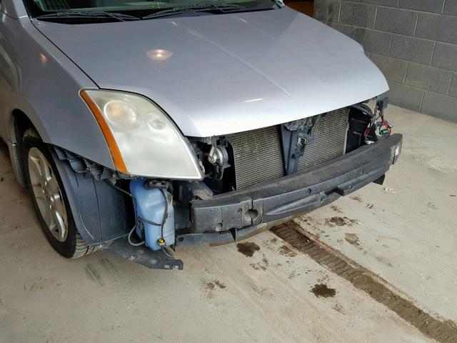 3N1AB61EX7L708171 - 2007 NISSAN SENTRA 2.0 SILVER photo 9