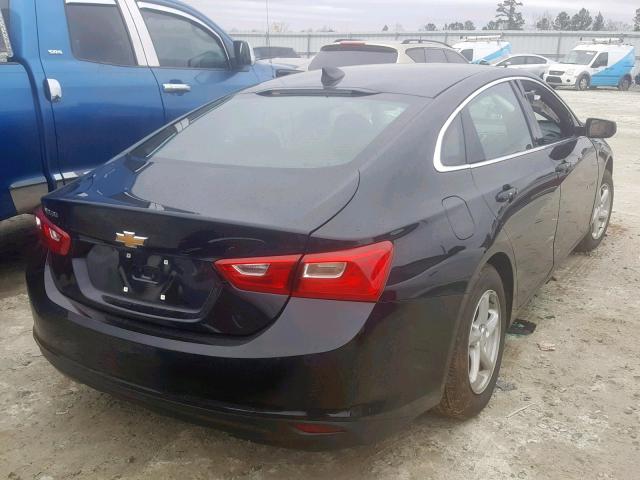 1G1ZB5ST6JF274302 - 2018 CHEVROLET MALIBU LS BLACK photo 4