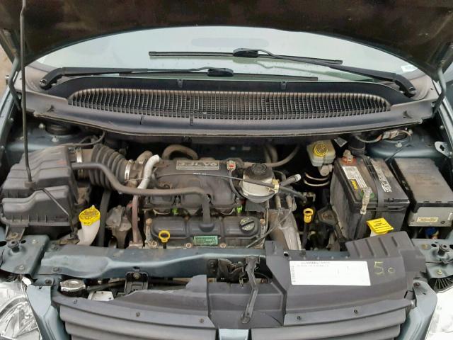 1D4GP25R76B637643 - 2006 DODGE CARAVAN SE GREEN photo 7