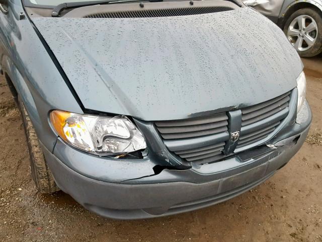 1D4GP25R76B637643 - 2006 DODGE CARAVAN SE GREEN photo 9