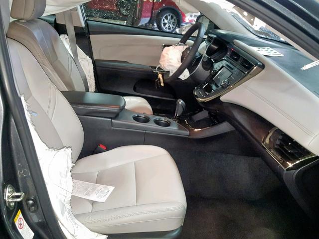 4T1BK1EB8HU254655 - 2017 TOYOTA AVALON XLE GRAY photo 5