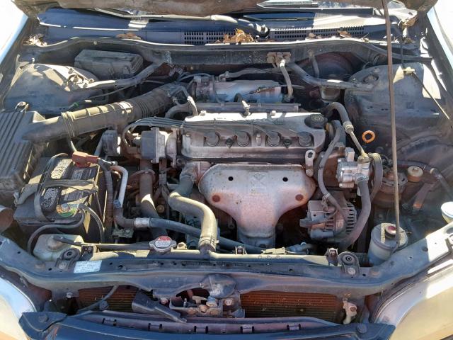 1HGCF86671A037548 - 2001 HONDA ACCORD VAL GREEN photo 7