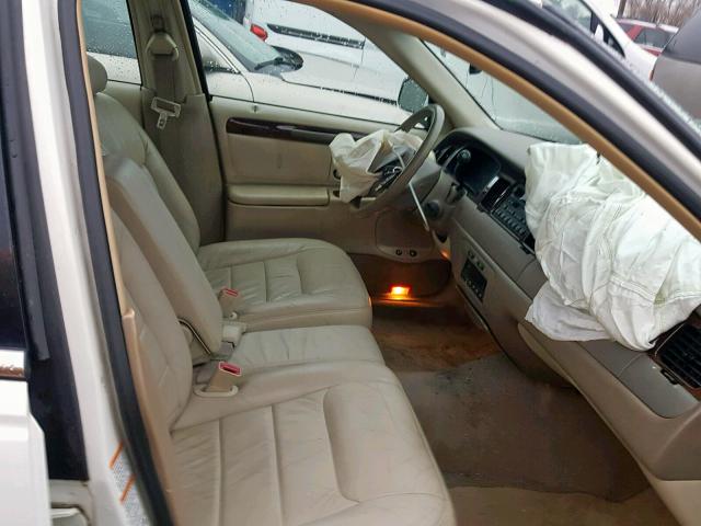 1LNHM82W4YY937675 - 2000 LINCOLN TOWN CAR S WHITE photo 5