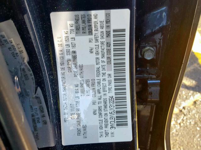 3MYDLBYV5JY312294 - 2018 TOYOTA YARIS IA BLUE photo 10