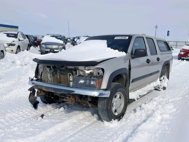 1GCDT136268173561 - 2006 CHEVROLET COLORADO SILVER photo 2