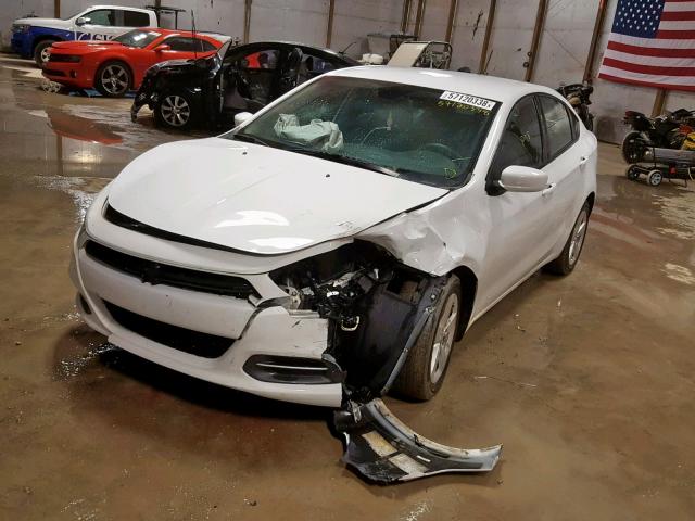 1C3CDFBBXFD128870 - 2015 DODGE DART SXT WHITE photo 2