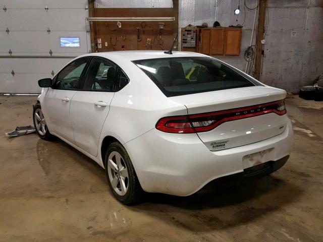 1C3CDFBBXFD128870 - 2015 DODGE DART SXT WHITE photo 3