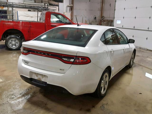 1C3CDFBBXFD128870 - 2015 DODGE DART SXT WHITE photo 4