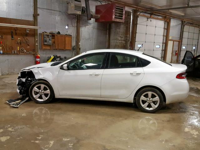 1C3CDFBBXFD128870 - 2015 DODGE DART SXT WHITE photo 9