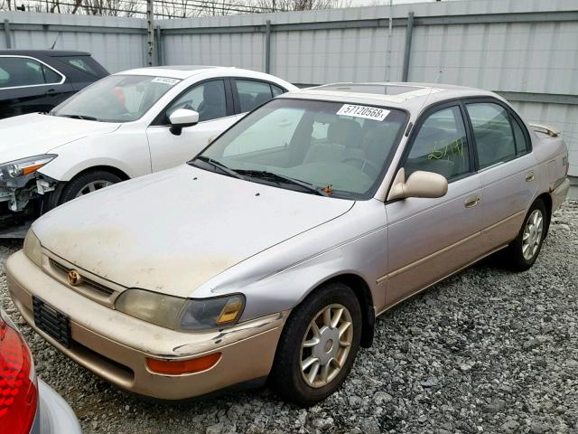 1NXBB02E7VZ581665 - 1997 TOYOTA COROLLA DX TAN photo 2