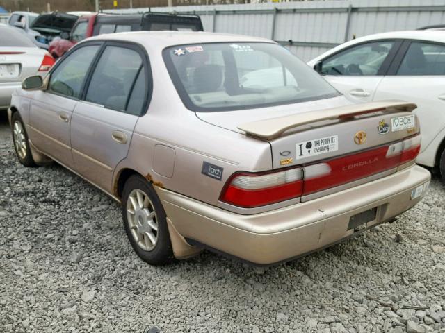 1NXBB02E7VZ581665 - 1997 TOYOTA COROLLA DX TAN photo 3