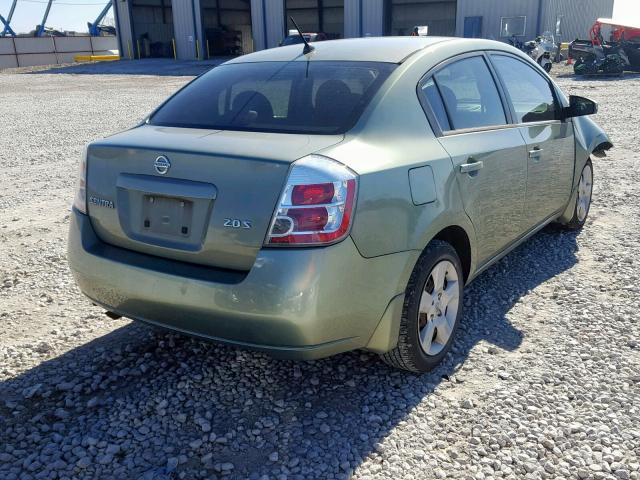 3N1AB61E87L615083 - 2007 NISSAN SENTRA 2.0 GREEN photo 4