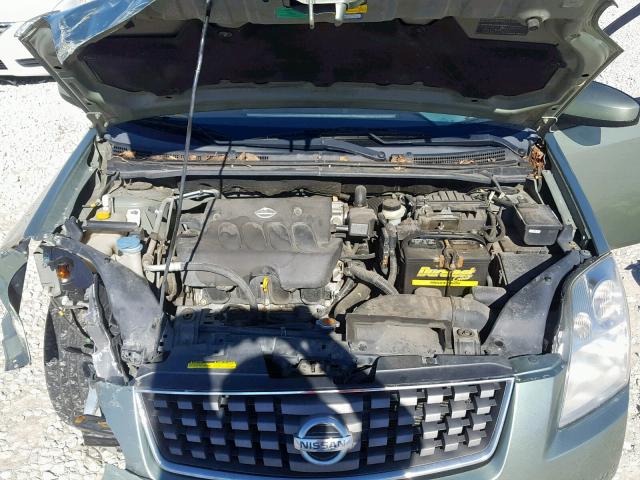 3N1AB61E87L615083 - 2007 NISSAN SENTRA 2.0 GREEN photo 7